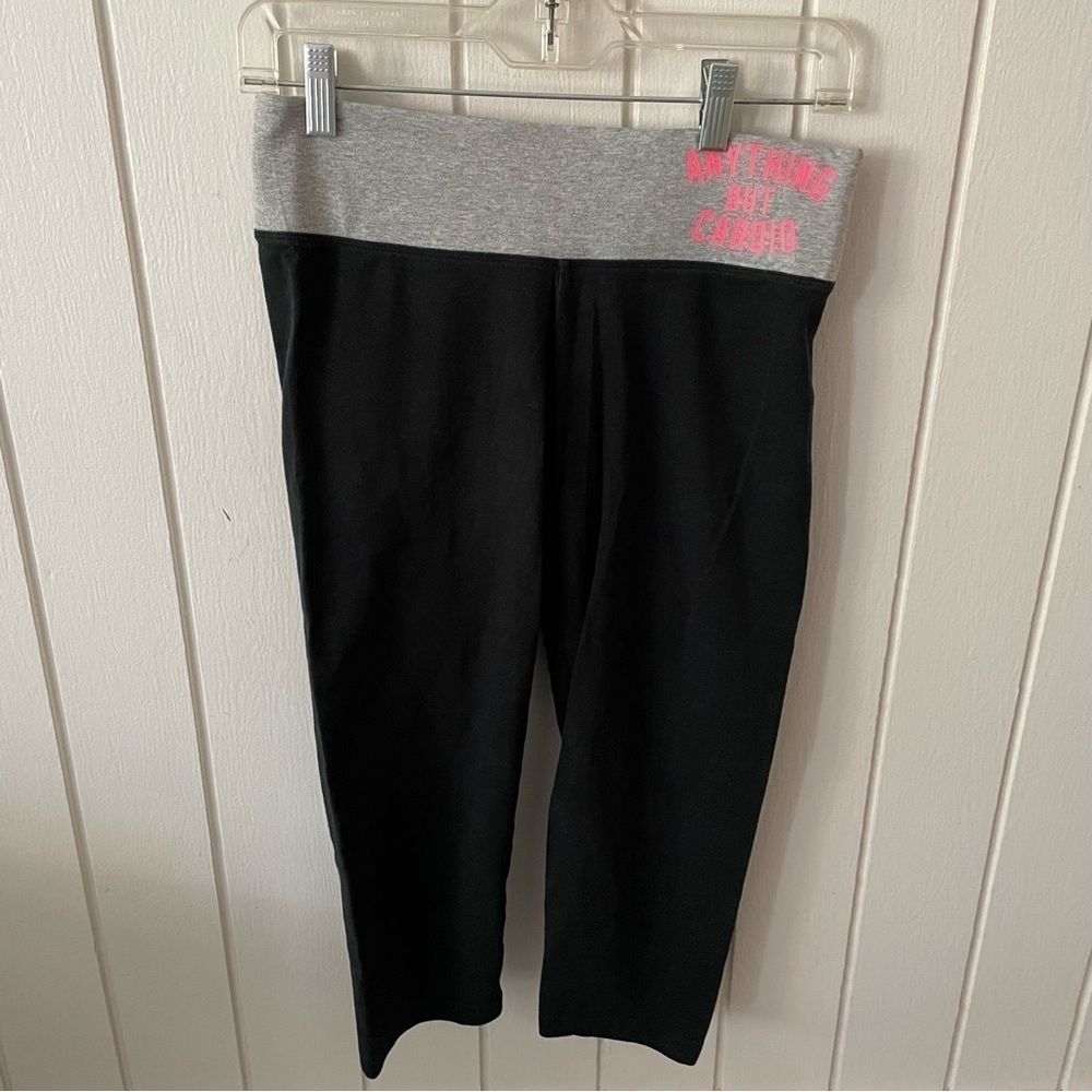 Victoria’s Secret PINK Cropped Anything But Cardio Yoga Pants